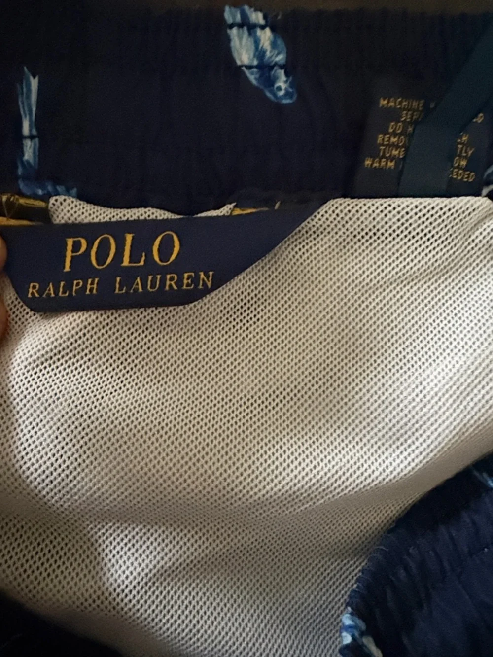 Polo Ralph Lauren interior mesh